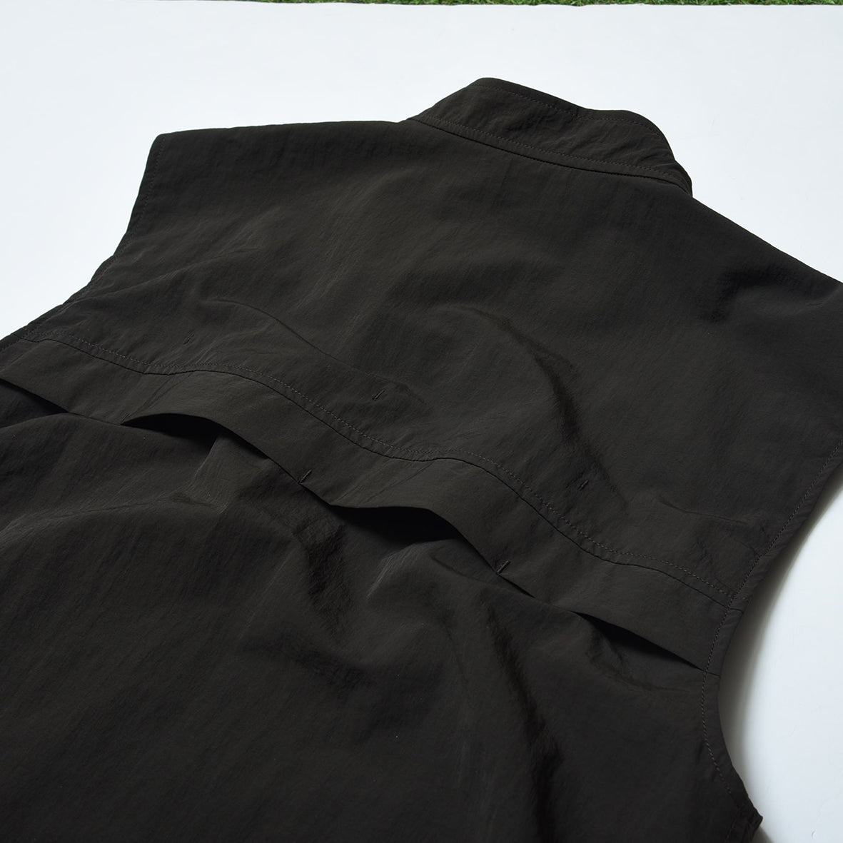 ウォーキング・ランニングウェア Charbon LIMONTA NYLON FOODED VEST BLACK LIMONTA NYLON FOODED VEST