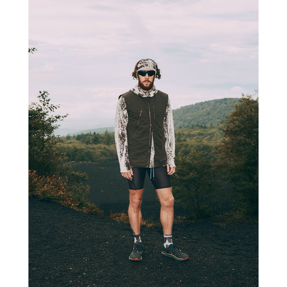 charbon / LIMONTA NYLON RIDERS VEST BROWN