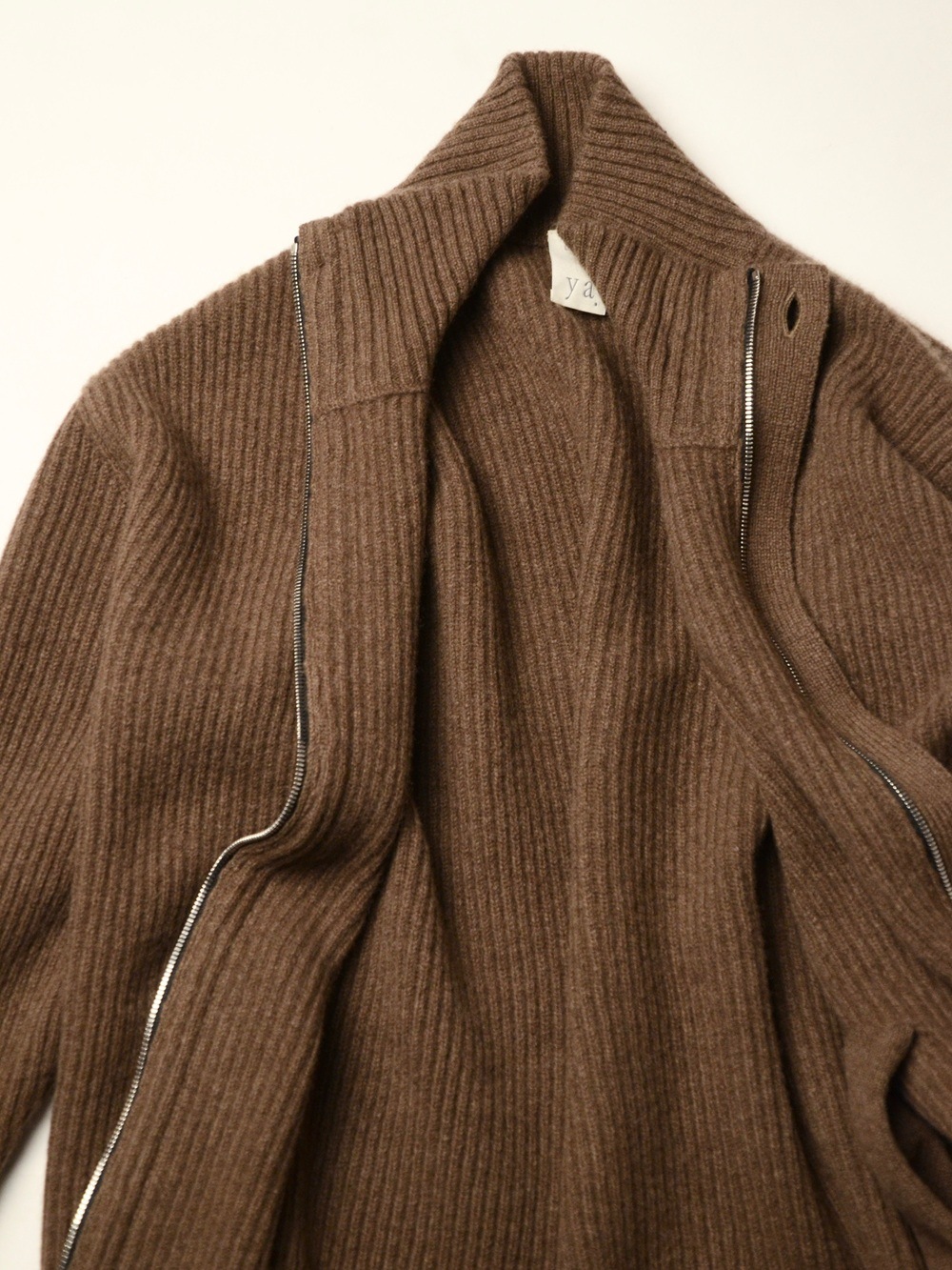 seya./セヤ】CLOUD KNIT BLOUSON (NATURAL BROWN) PE09239K12の通販