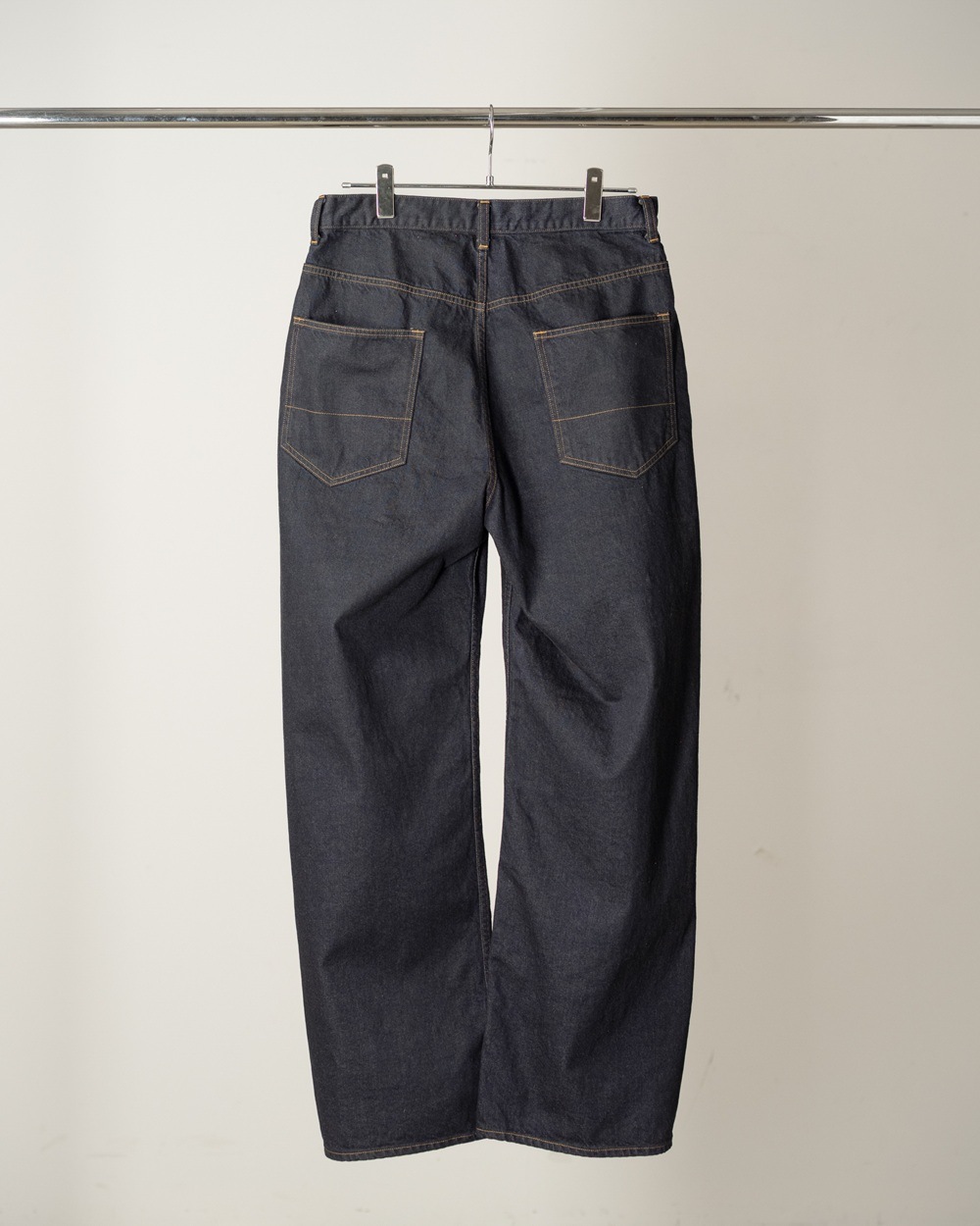 26FW】ANCELLM アンセルム STRAIGHT WIDE DENIM PANTS OW (INDIGO) ANC