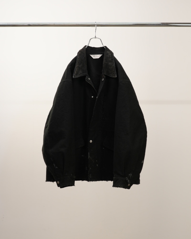 ANCELLM MOLESKIN WORK JACKET (BLACK) ANC-JK64 - CIENTO公式通販