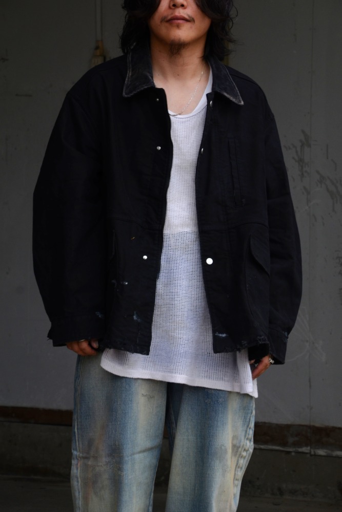 ANCELLM MOLESKIN WORK JACKET (BLACK) ANC-JK64 - CIENTO公式通販