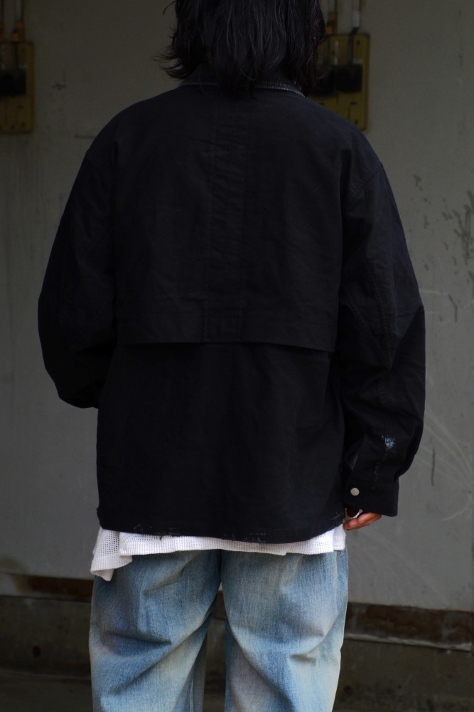 ANCELLM MOLESKIN WORK JACKET (BLACK) ANC-JK64 - CIENTO公式通販