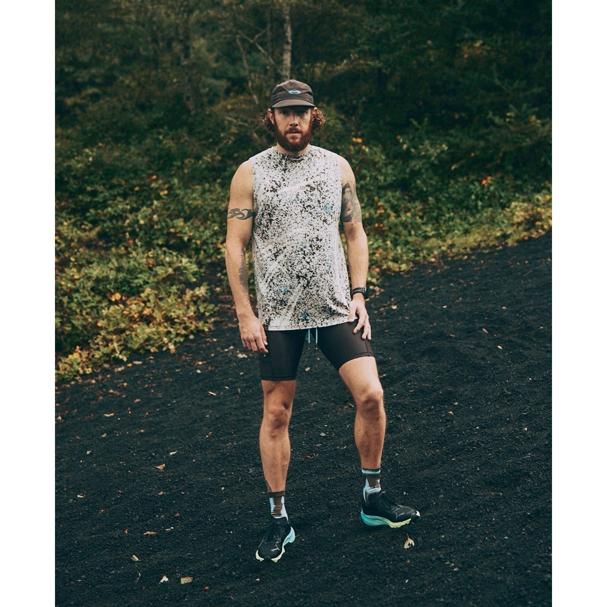 シャルボン charbon REDA WOOL SPLASH DYE N/S REDA WOOL SPLASH DYE N/S T-SHIRTS