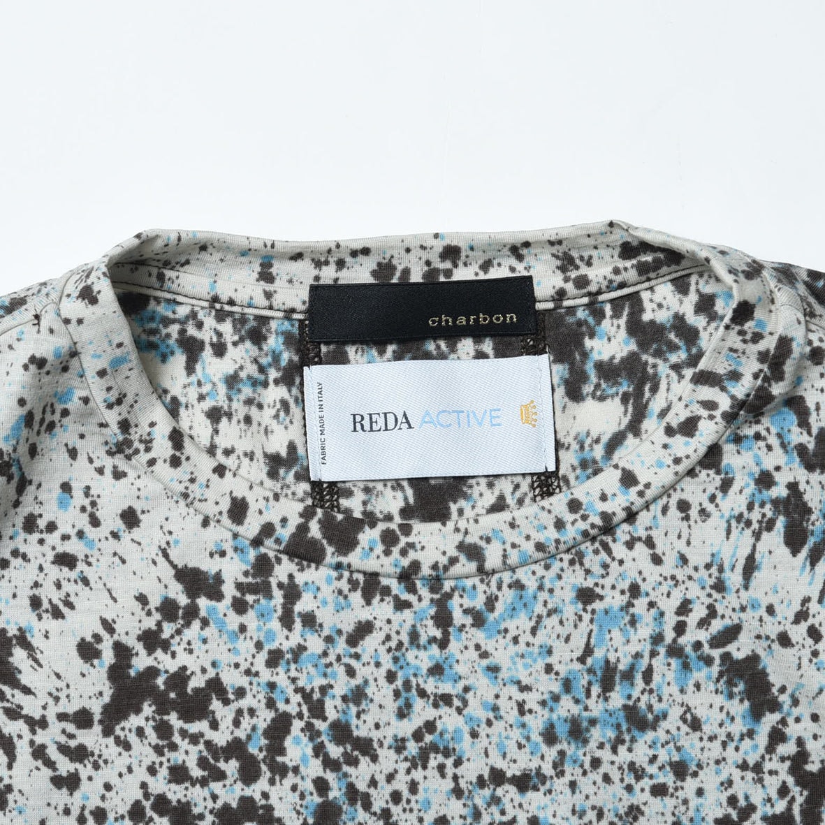 【新品未使用】charbon シャルボン REDA WOOL ノースリーブ Ｍ charbon / REDA WOOL SPLASH DYE SLEEVELESS T-SHIRTS OFF×BRW