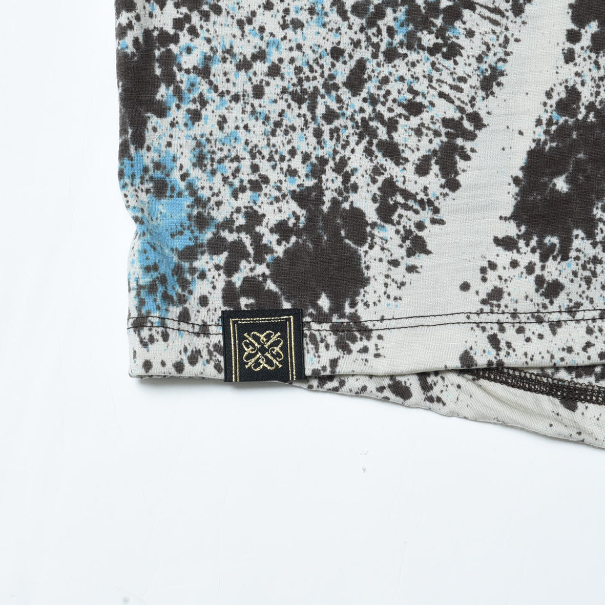 charbon / REDA WOOL SPLASH DYE SLEEVELESS T-SHIRTS OFF×BRW