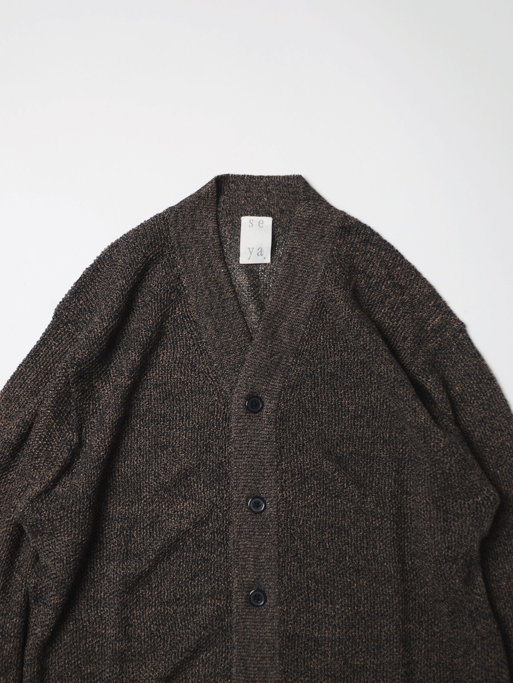 KOMOREBI CARDIGAN (INDIGO×MUD MELANGE) NK09162K01の通販 KOMOREBI CARDIGAN (INDIGO×MUD MELANGE) NK09162K01の通販