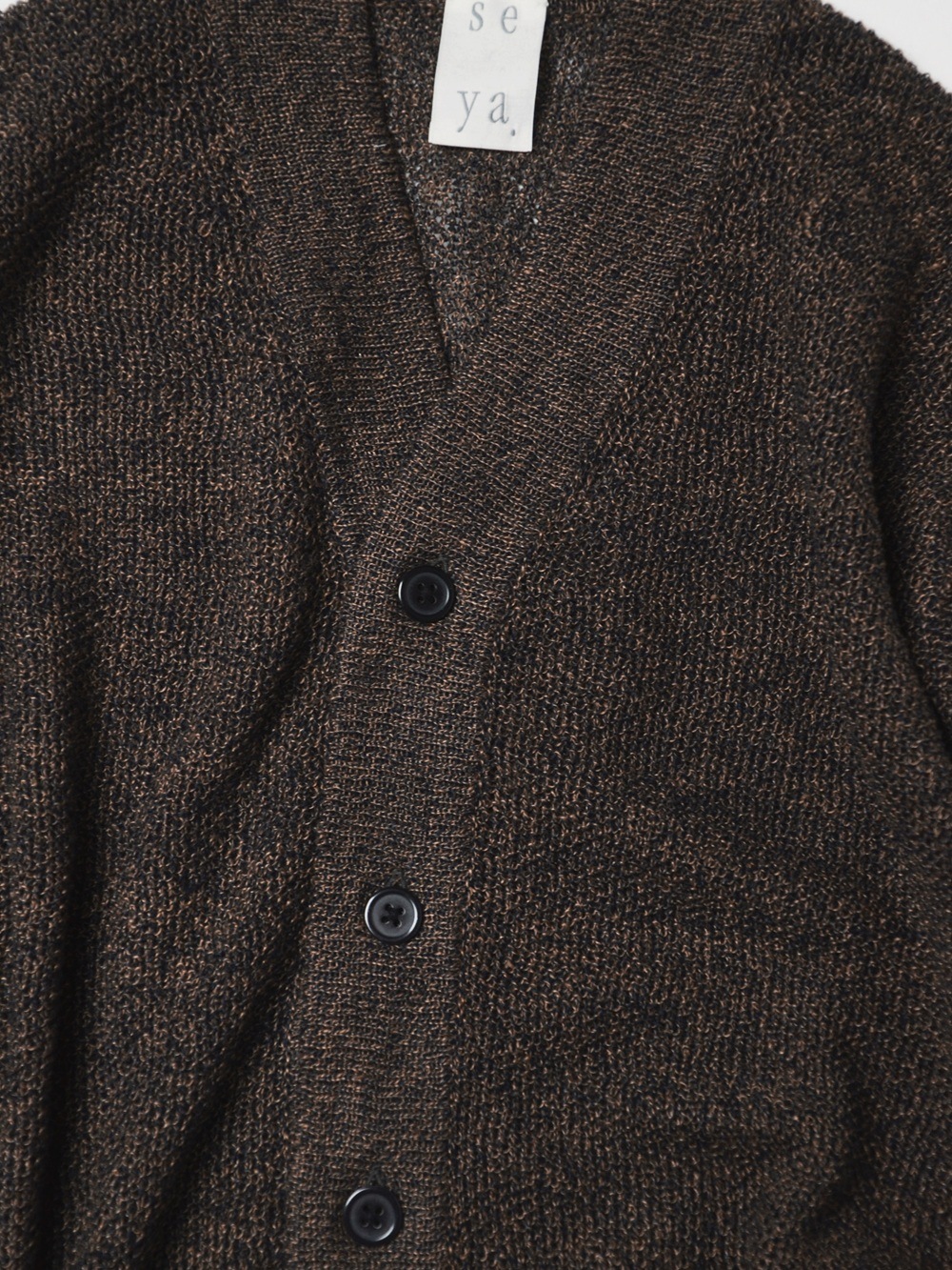 KOMOREBI CARDIGAN (INDIGO×MUD MELANGE) NK09162K01の通販 KOMOREBI CARDIGAN (INDIGO×MUD MELANGE) NK09162K01の通販
