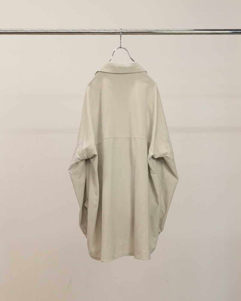 ANCELLM/アンセルム】 SILK NEP LONG SHIRT (OFF) ANC-SH86-A - CIENTO