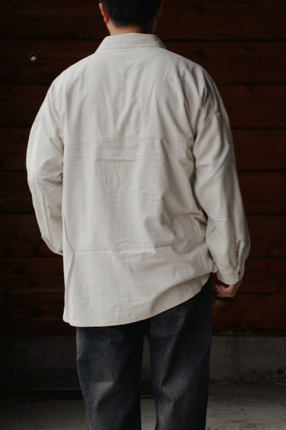ANCELLM/アンセルム】 SILK NEP LONG SHIRT (OFF) ANC-SH86-A - CIENTO