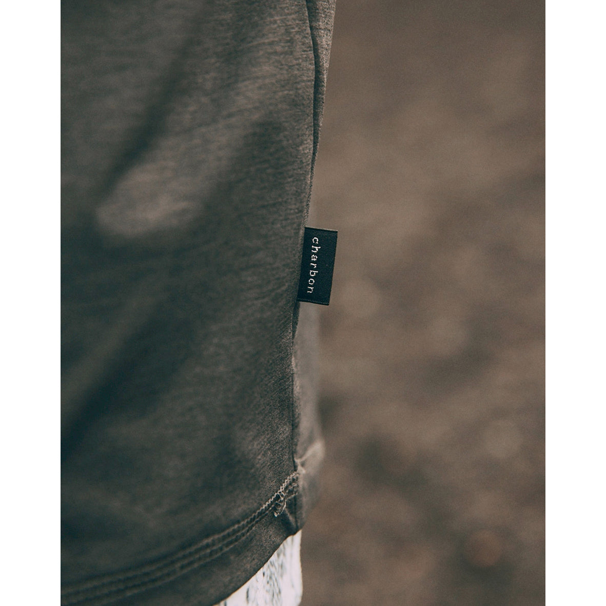 charbon / ITALIAN FABRIC BASIC T-SHIRTS CHARCOAL