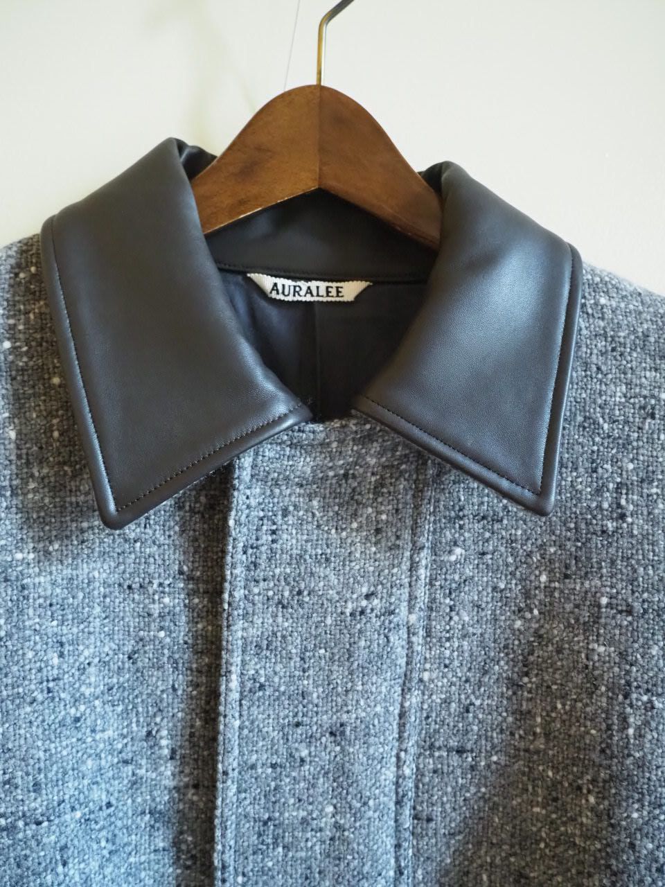 2026FW】HOMESPUN TWEED ZIP BLOUSON (MIX GRAY) A26AB04HTの通販