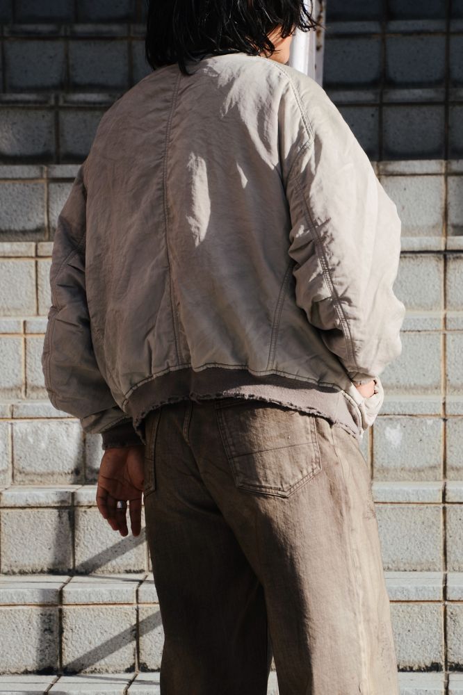 FADED BOMBER JACKET | SAND | ボンバージャケット FADED BOMBER