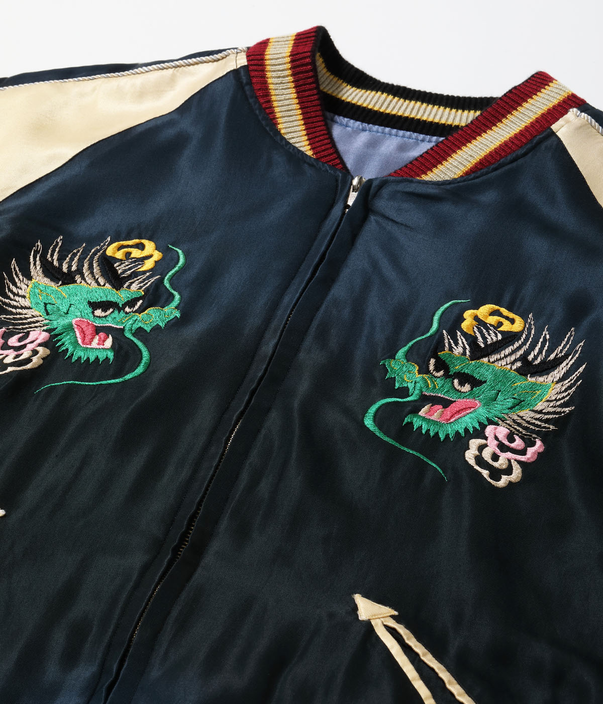 TAILOR TOYO / Velveteen Souvenir Jacket “BLACK EAGLE