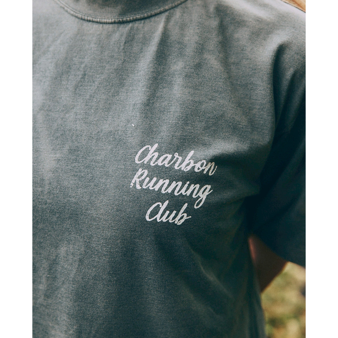 charbon / TIE DYE PRINT T-SHIRTS CHARCOAL