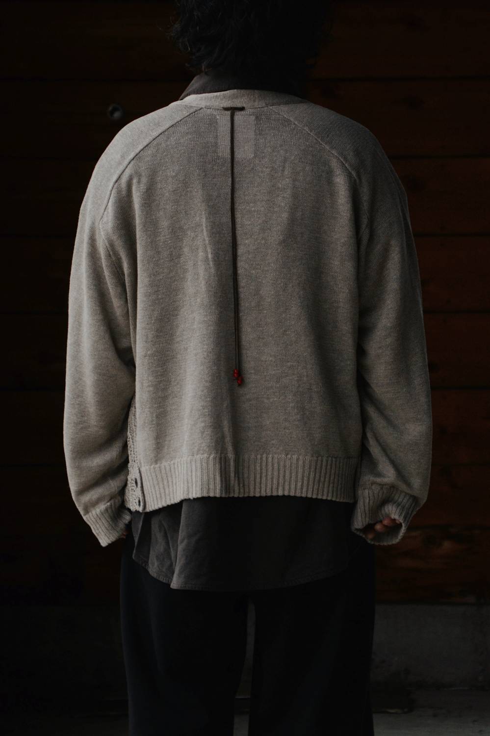 2026SS】 LACED KNIT CARDIGAN (BEIGE) ANC-KN25 - CIENTO公式通販