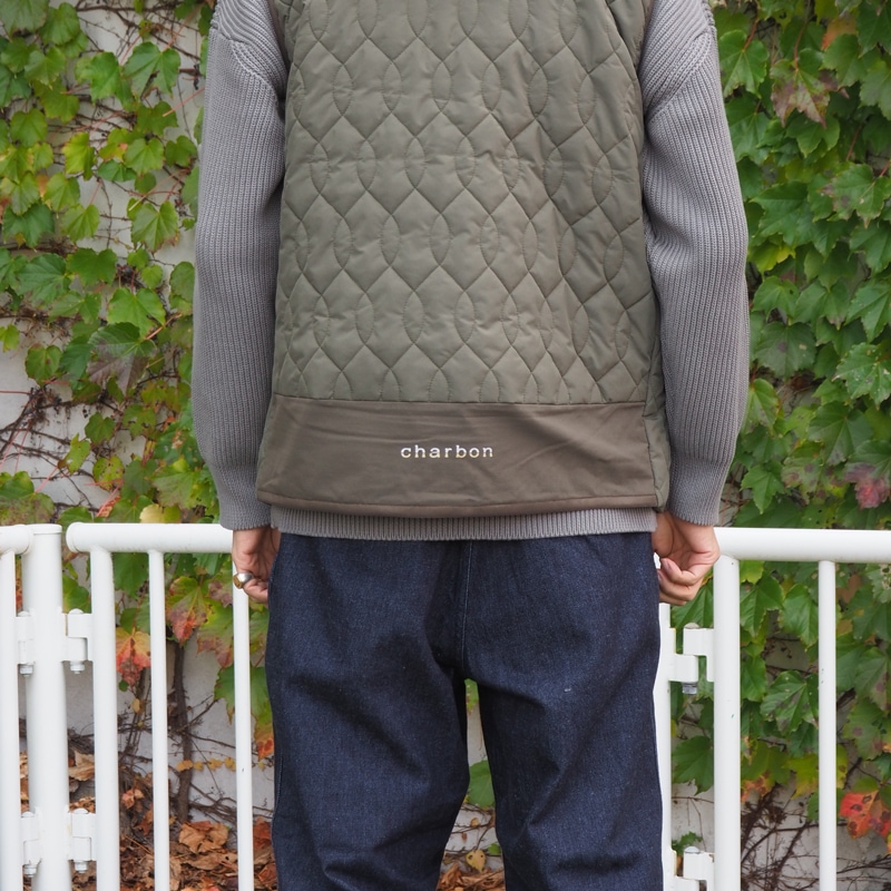 ウォーキング・ランニングウェア Charbon LIMONTA NYLON FOODED VEST BLACK charbon / LIMONTA NYLON FOODED VEST OLIVE