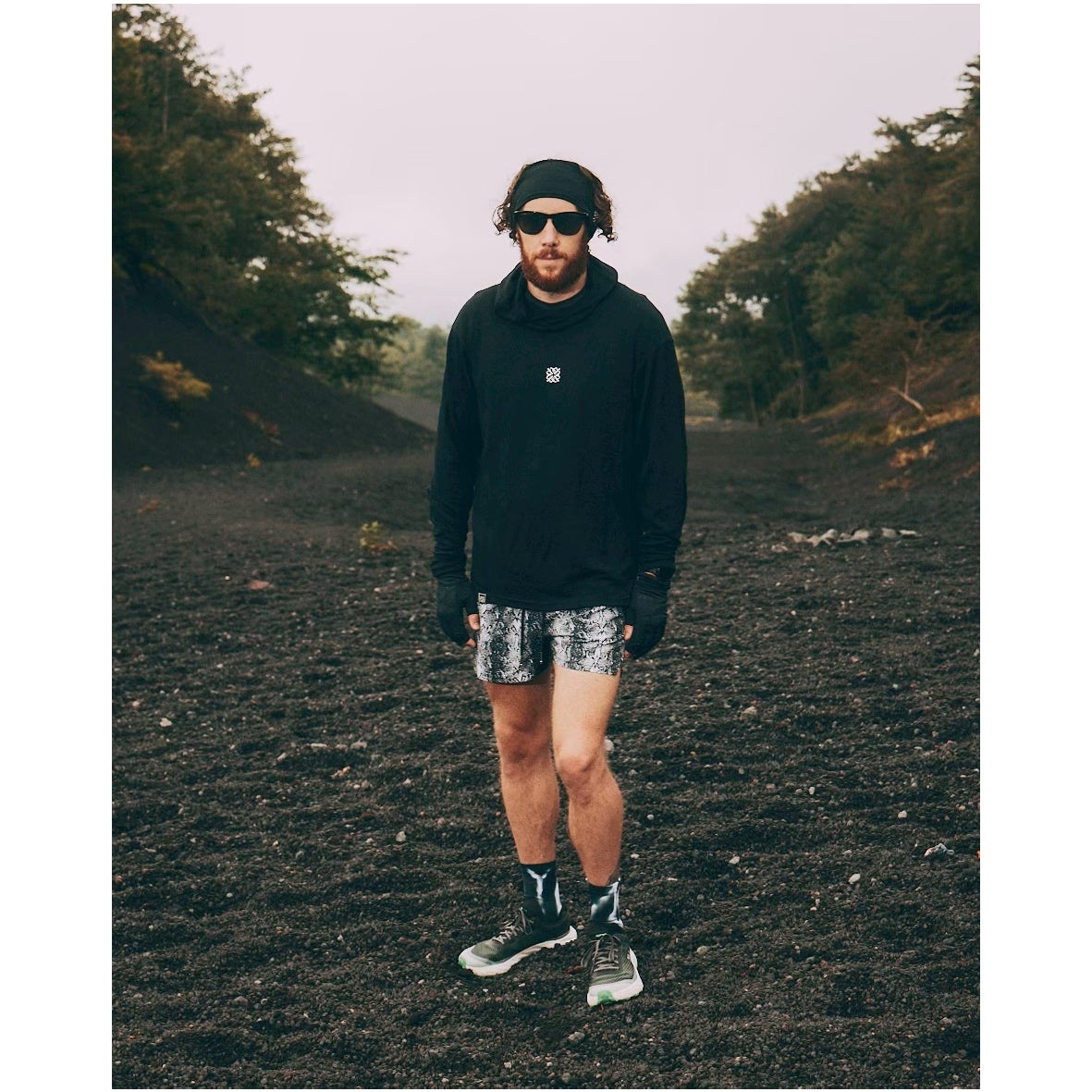 charbon / PYTHON PATTERN 7 POCKETS RACING SHORTS (UNISEX) W/PYTHON