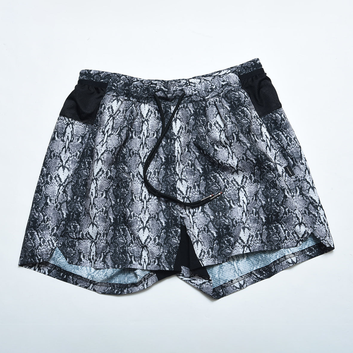 charbon / PYTHON PATTERN 7 POCKETS RACING SHORTS (UNISEX) W/PYTHON