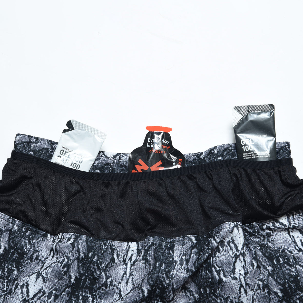 charbon / PYTHON PATTERN 7 POCKETS RACING SHORTS (UNISEX) W/PYTHON