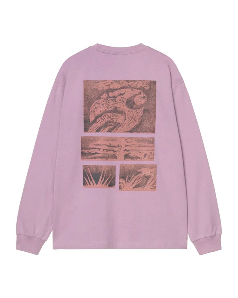 Carhartt WIP 26SS】L/S Emerge T-Shirt (Gentle Purple - stone