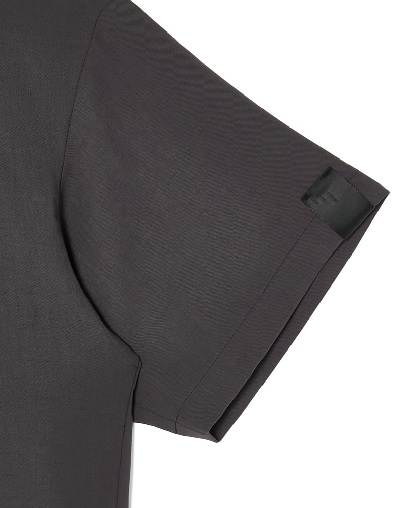 N.HOOLYWOOD 26SS】HALF SLEEVE BIG SHIRT (CHARCOAL) 2261-SH55-011