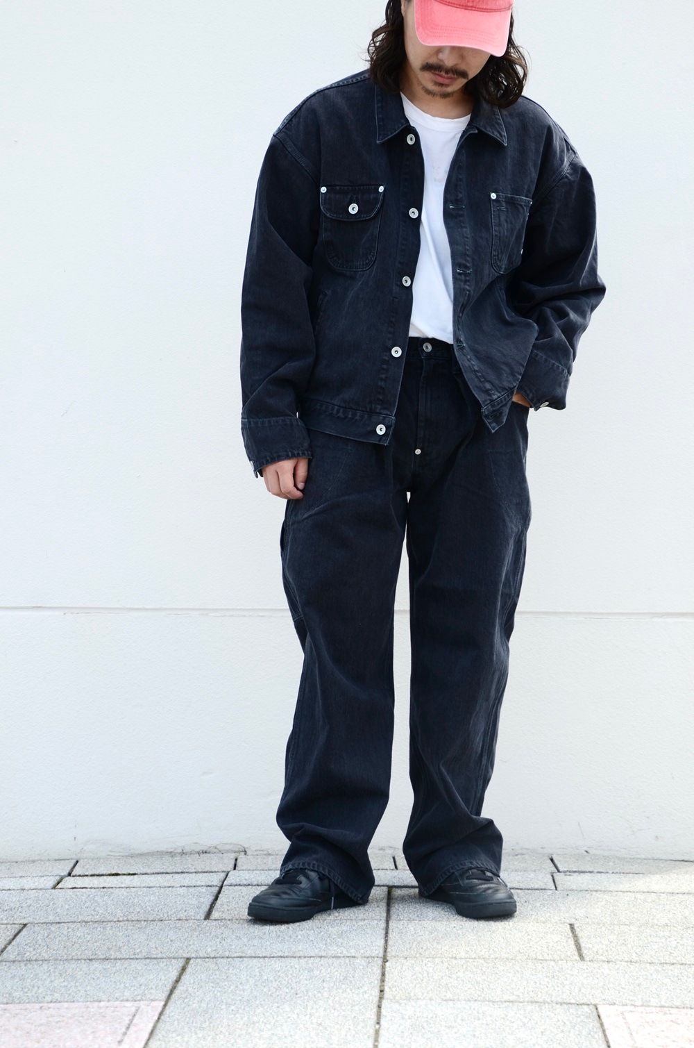 パンツ NAME BIO WASH DENIM PAINTER PANTS BLACK NAME BIO WASH DENIM PAINTER PANTS BLACK OG Painter Pant