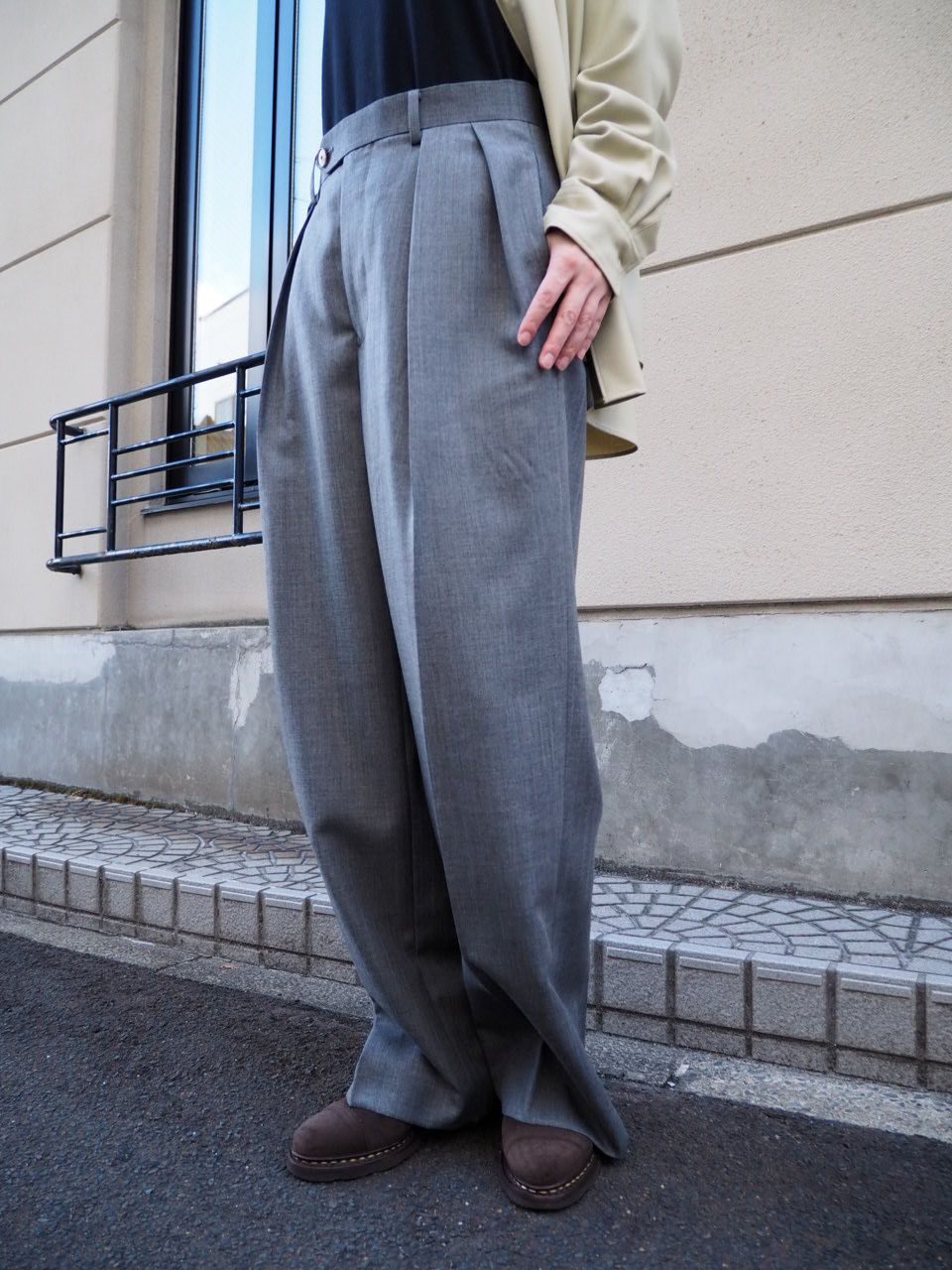 【AURALEE】BLUEFACED WOOL DOBBY STRIPE AURALEE BLUEFACED WOOL DOBBY STRIPE JK|mercariメルカリ官方