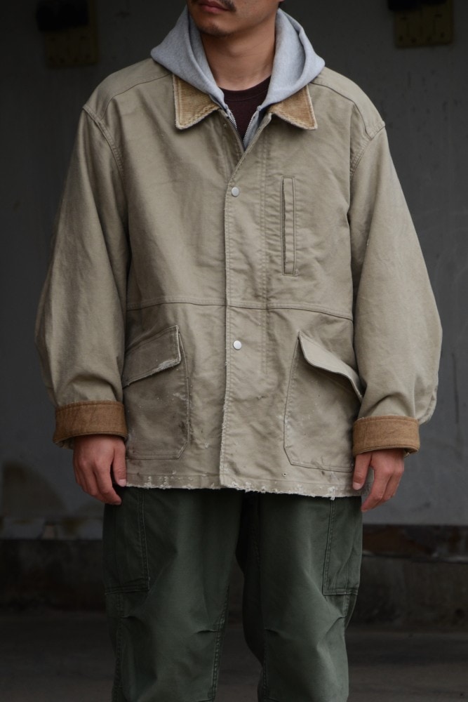 MOLESKIN WORK JACKET (BEIGE) ANC-JK64 - CIENTO WEB SORE