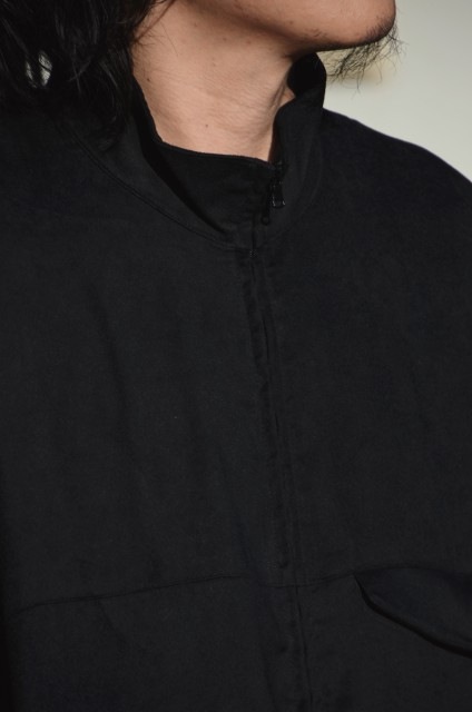 VEAGAN SUEDE KIMONO BLOUSON (BLACK) ANC-JK56 - CIENTO WEB STORE