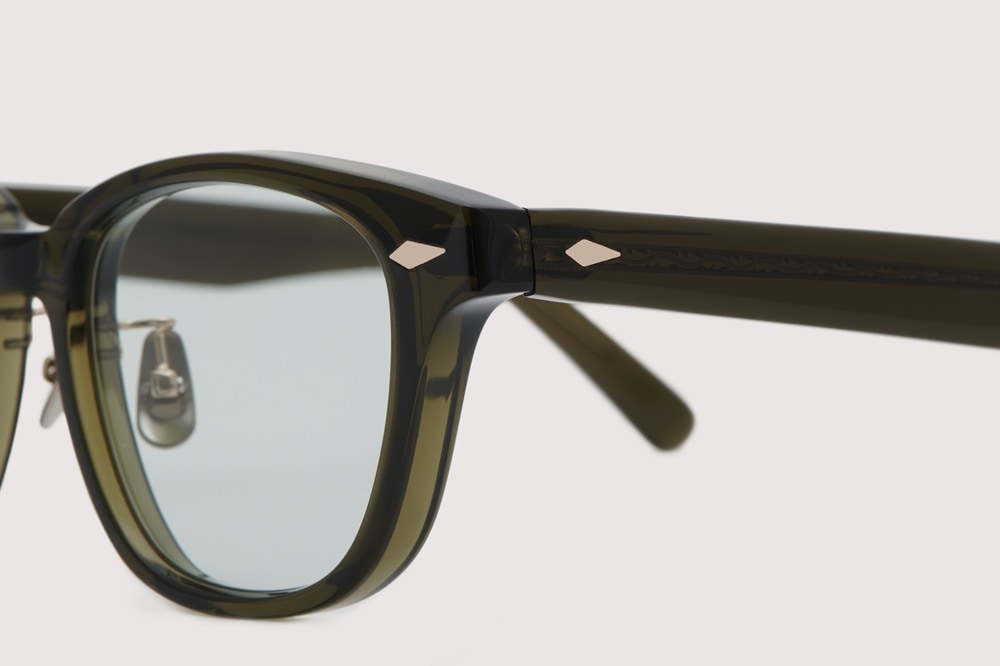 NOCHINO OPTICAL｜SANSUI-FR #05 Clear Smoke Olive × Grey Green to D