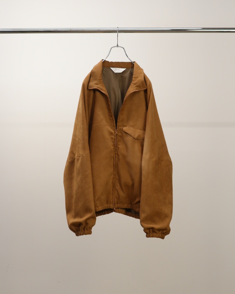 ANCELLM｜VEAGAN SUEDE KIMONO BLOUSON (BROWN) ANC-JK56の通販