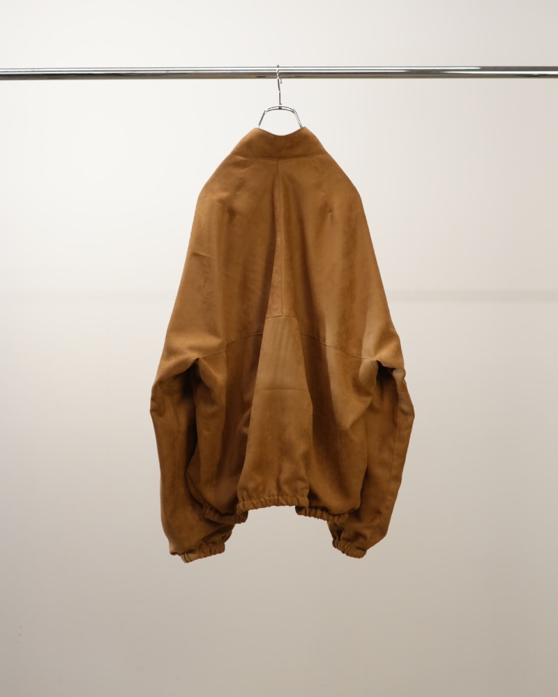 ANCELLM｜VEAGAN SUEDE KIMONO BLOUSON (BROWN) ANC-JK56の通販