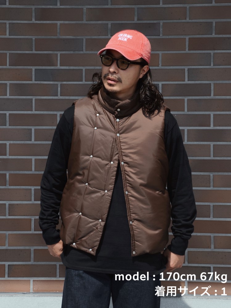 nonnative HIKER PUFF VEST 24AW