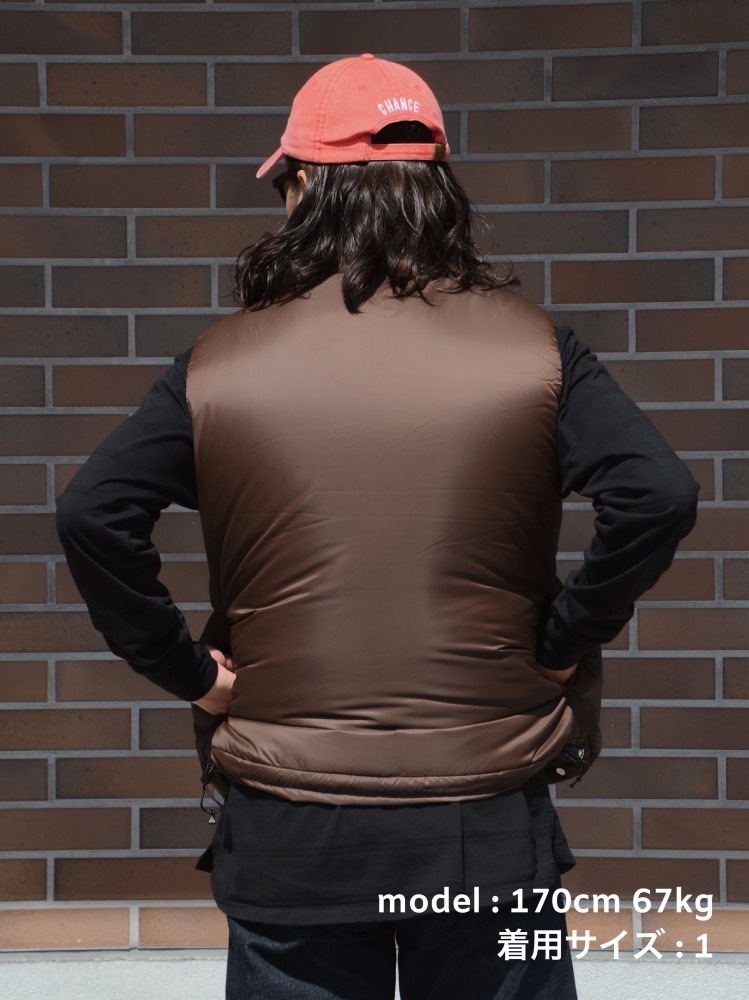 nonnative HIKER PUFF VEST 24AW