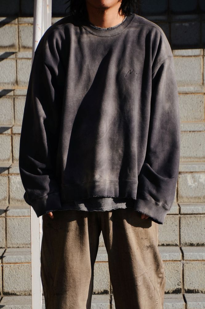 ANCELLM 23SS CREWNECK SWEAT SHIRT アンセルム 2023SS】 ANCELLM