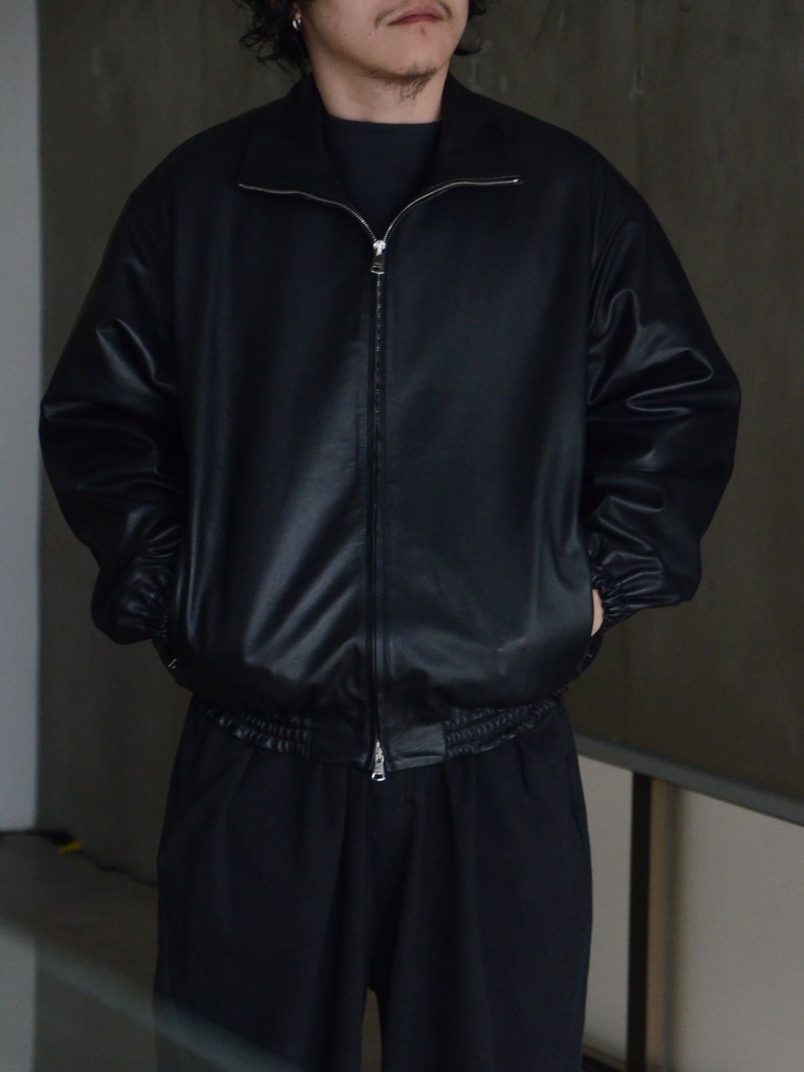 YOKE/ヨーク】 Carf Leather Truck Jakcet (BLACK) YK26SS01157Bの通販