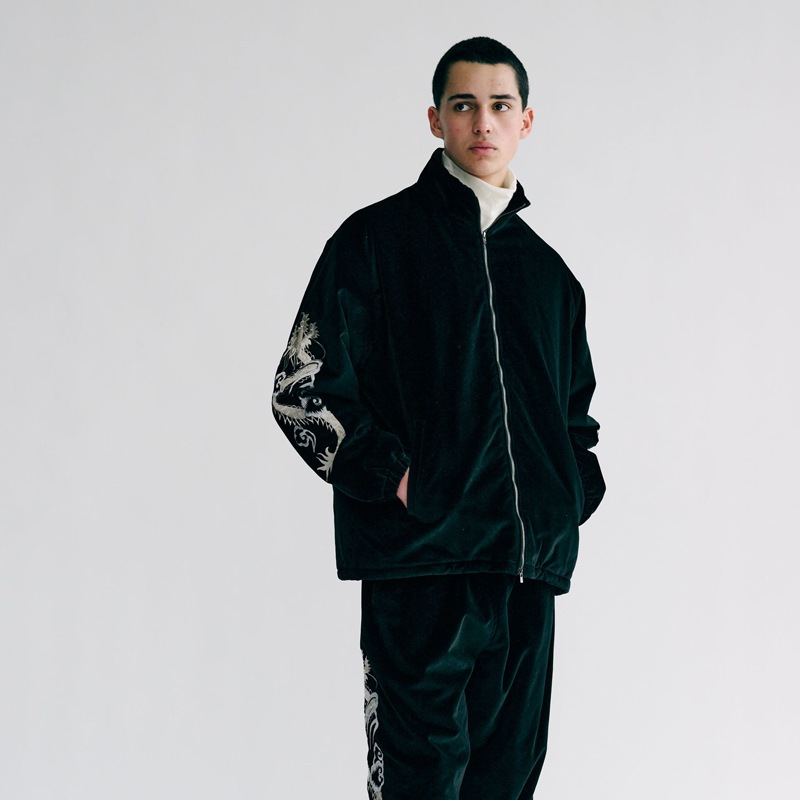 GOLD / VELVETEEN SUKA TRACK JACKET GL15554