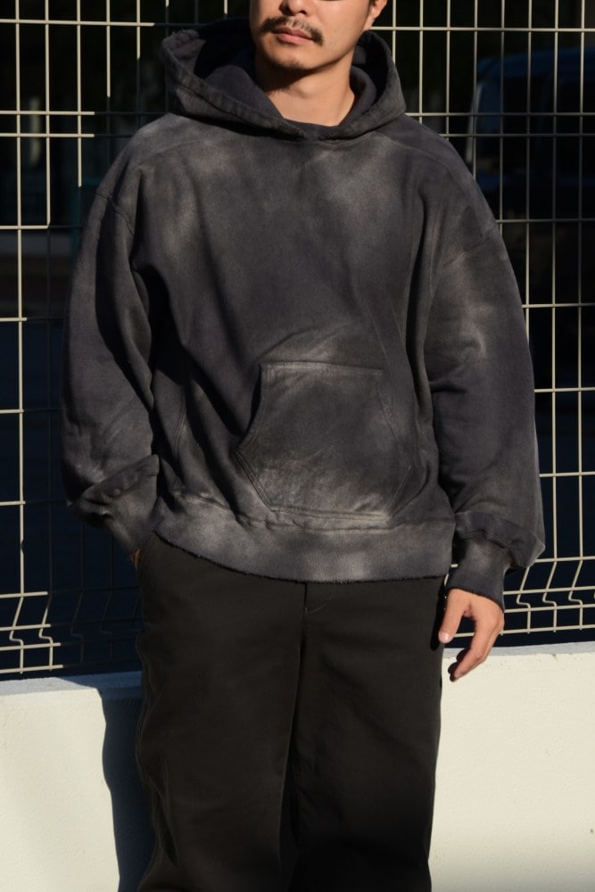 ANCELLM / パーカー/2/コットン/PUP/ANC-CT116// 2025AW - ANCELLM SWITCHING HOODIE (BLACK) ANC-CT116 - CIENTO WEB STORE