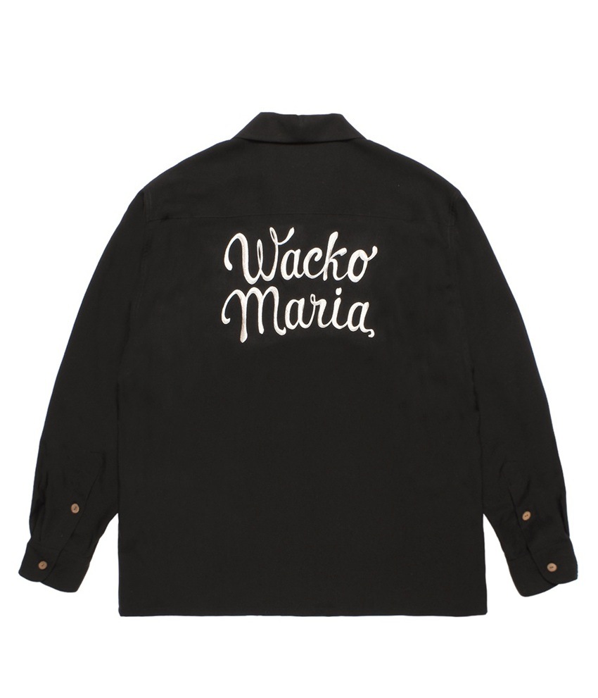 WACKO MARIA ワコマリア 50'S SHIRT L/S (TYPE-5) (CHARCOAL) 26FW-WMS