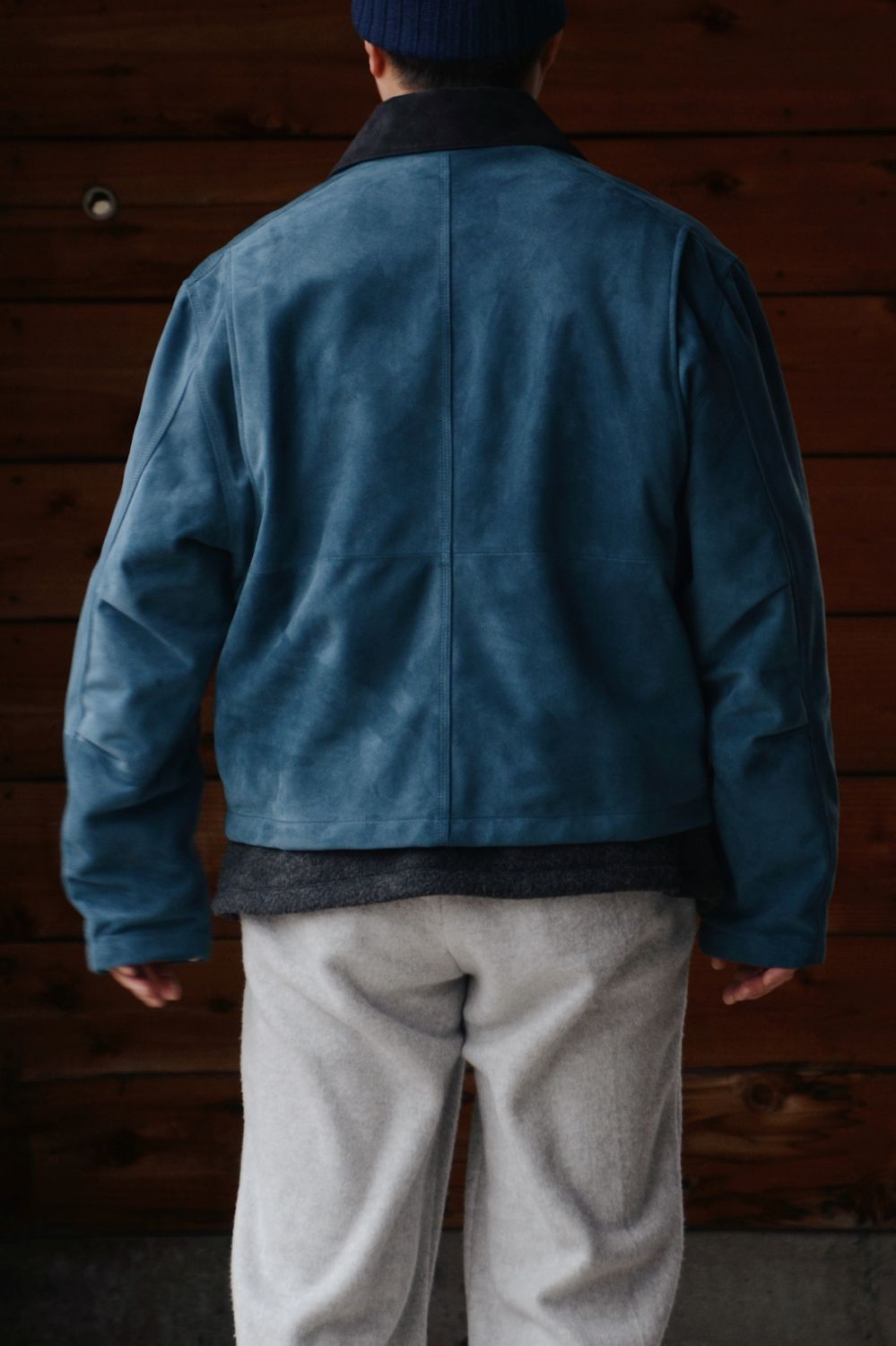 YOKE/ヨーク】 Goat Suede Work Jacket (TURQUOISE) YK26SS01163Bの通販