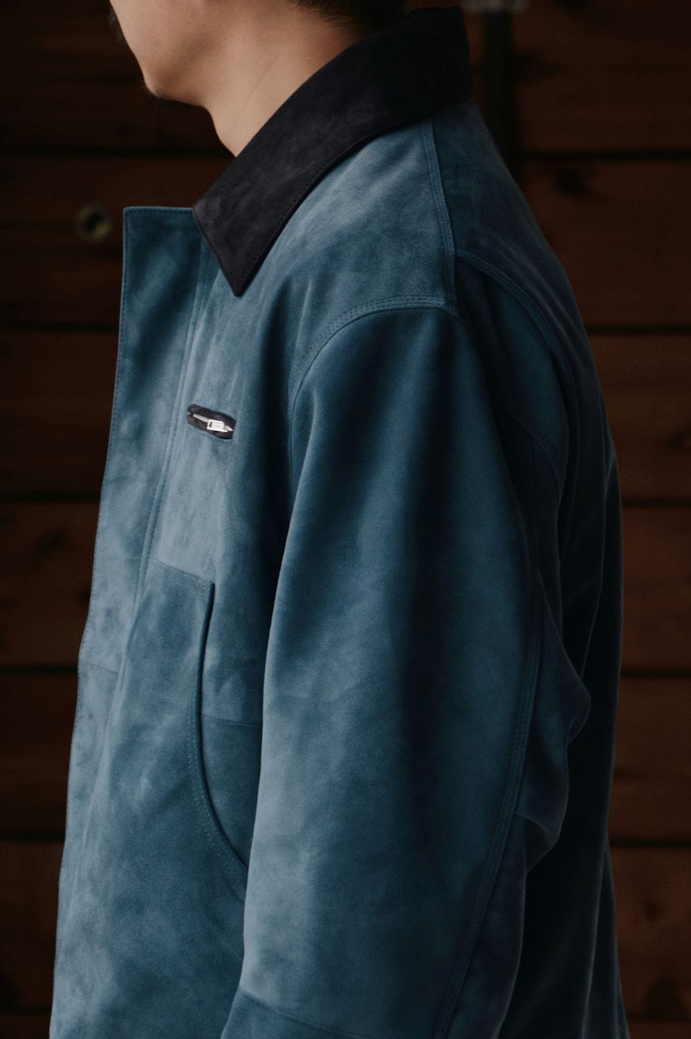 YOKE/ヨーク】 Goat Suede Work Jacket (TURQUOISE) YK26SS01163Bの通販