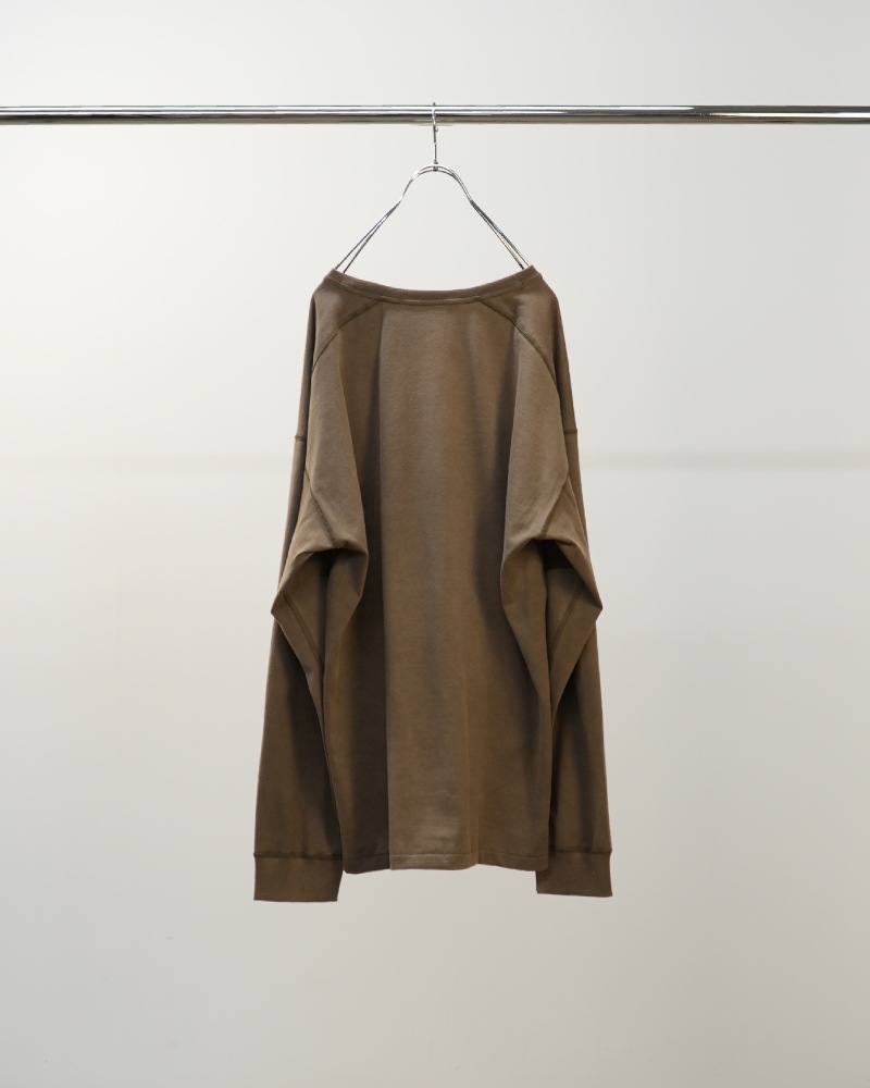UNEVENNESS LS T-SHIRT (BROWN) ANC-CT132 - CIENTO WEB STORE
