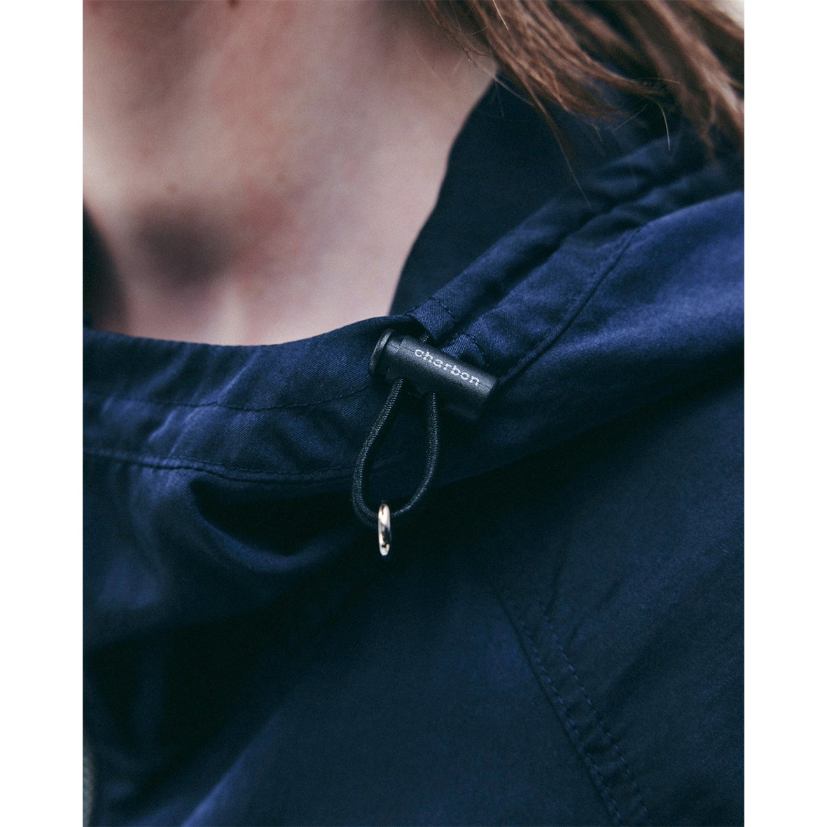 charbon / LIMONTA NYLON ANORAK JACKET NAVY