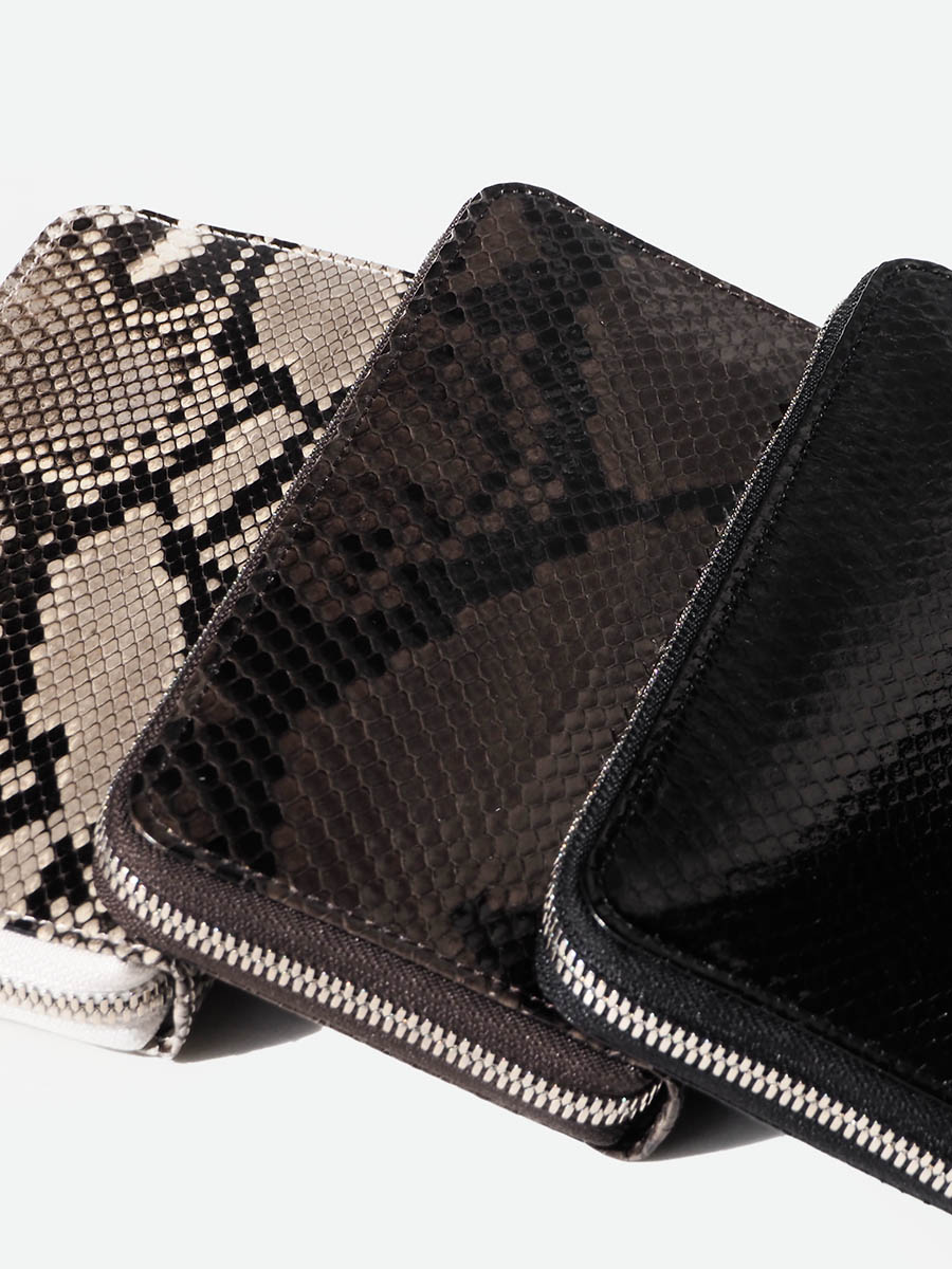 Hender Scheme / python long zip purse (natural python) di-rc-lzp 