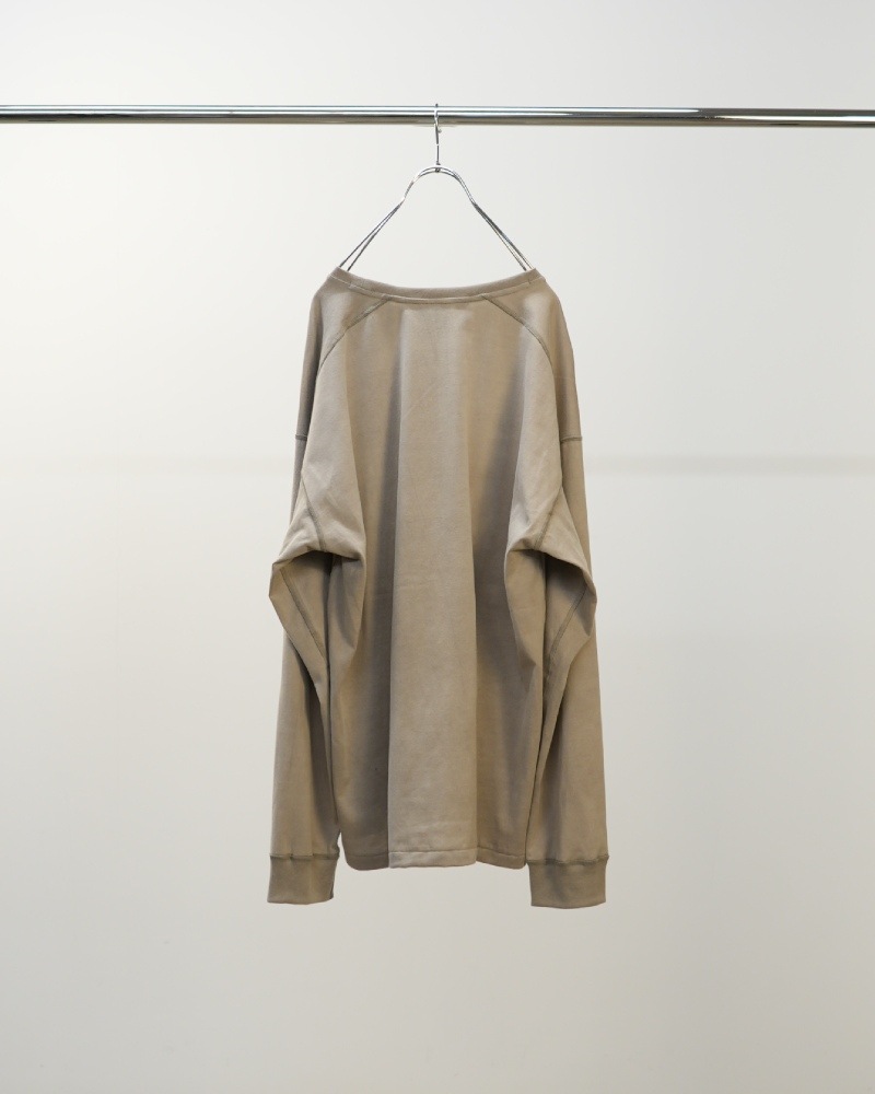 ANC-CT132 - UNEVENNESS LS T-SHIRT (GRAY) - ANCELLM