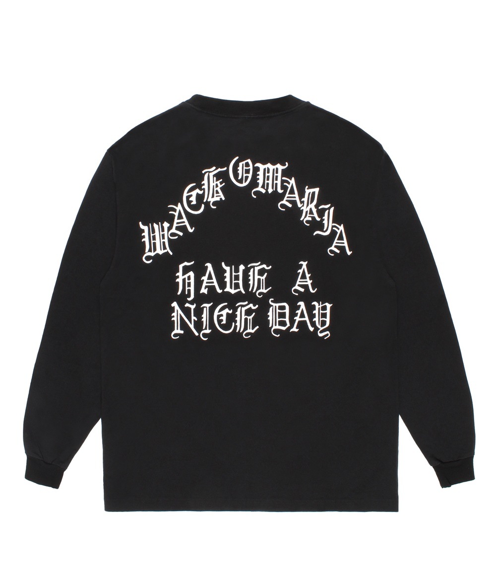 WACKO MARIA ワコマリア WASHED HEAVY WEIGHT CREW NECK LONG SLEEVE T