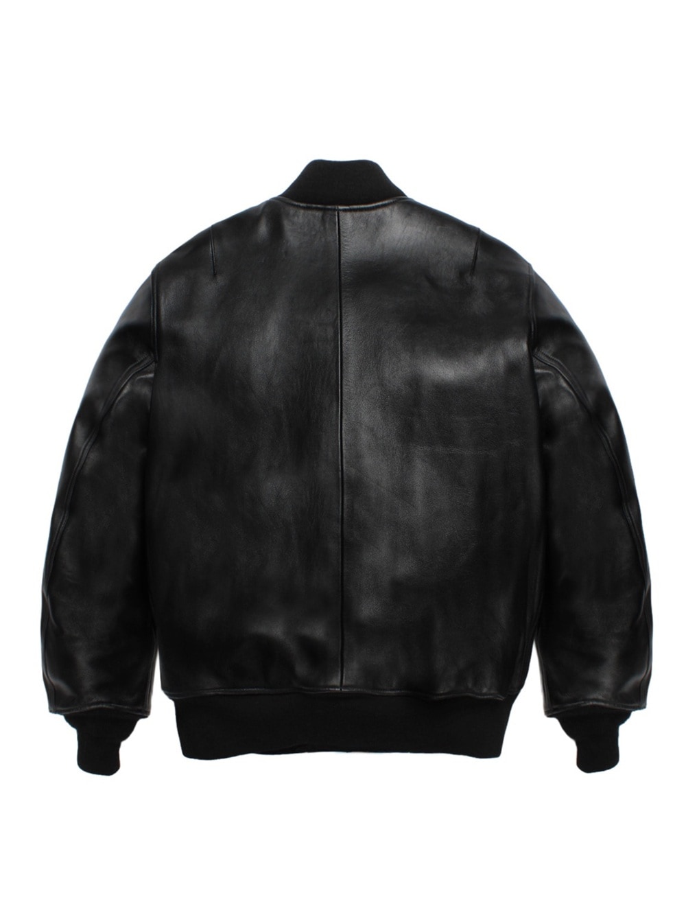 WACKO MARIA ワコマリア LEATHER MA-1 FLIGHT JACKET (TYPE-2) (BLACK