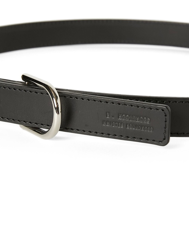 N. HOLLYWOOD ブラックレザーベルト　値下げ不可 N. HOLLYWOOD ブラックレザーベルト 値下げ不可 N. HOOLYWOOD