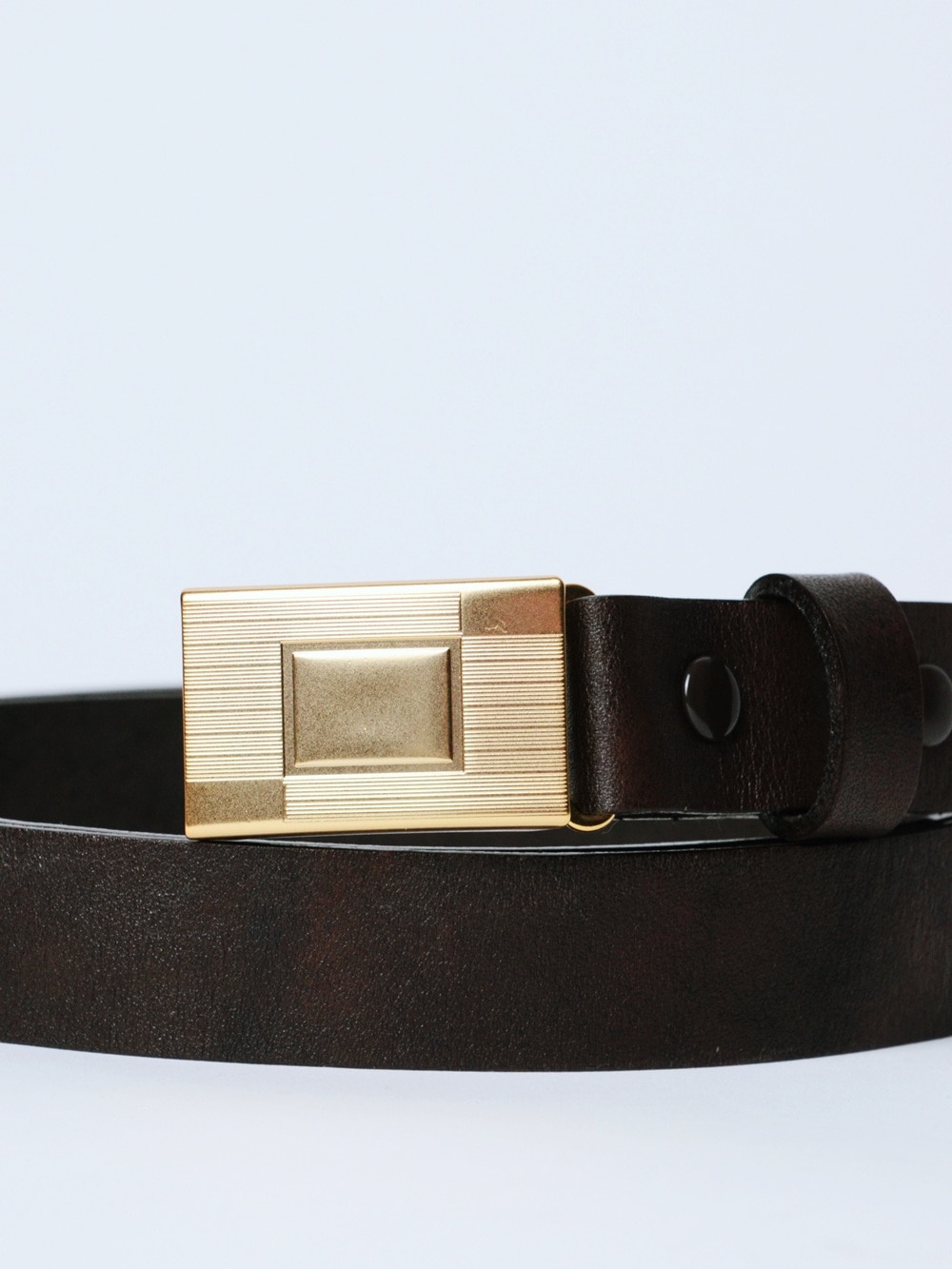 LOT.003 HICKOK BELT (MUD BROWN DYED) TTCORE003 - T.T / Taiga